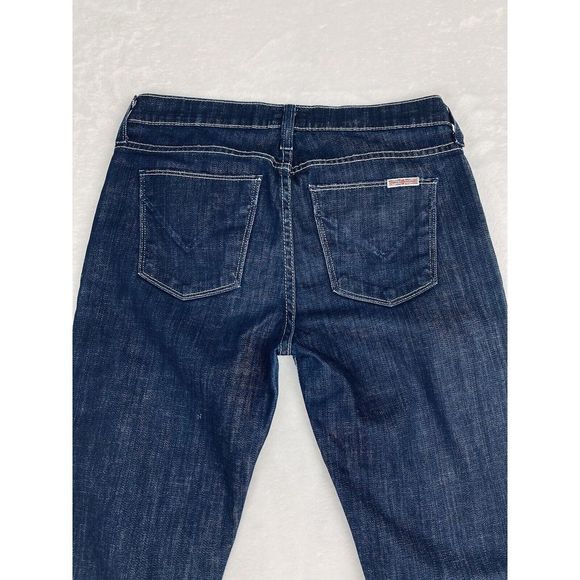 Hudson Slim Low Rise Blue Dark Wash Denim‎ Jeans Womens Sz 27 - Picture 12 of 16